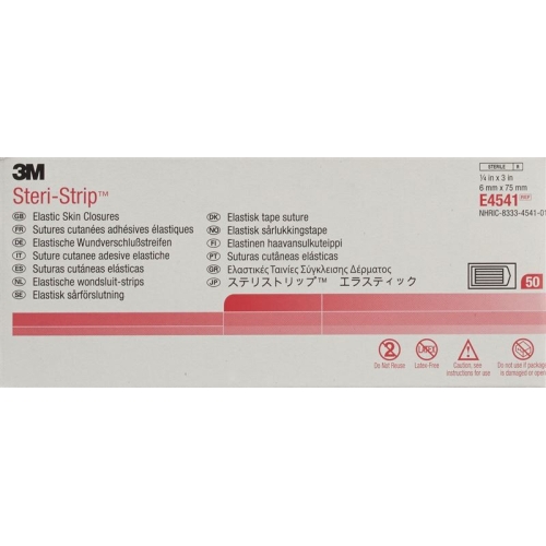 3M Steri Strip Elastisch 6x75mm Hautfarben 3x 50 Stück buy online