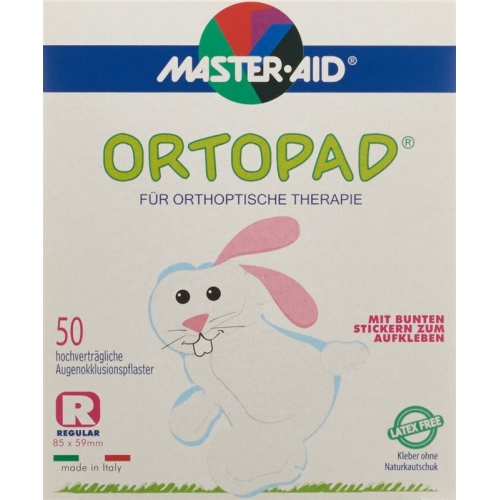 Ortopad Occlusionspflaster Regu Weiss Ab 4j 50 Stück buy online