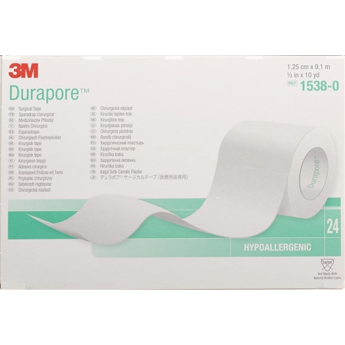 3M Durapore Seide Heftpflaster 12,5mmx9.14m 24 Stück buy online