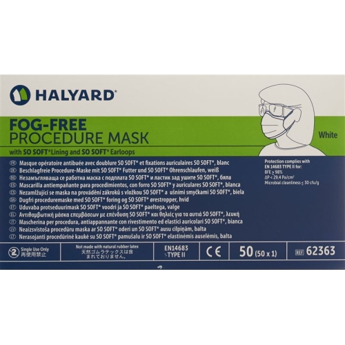 Tecnol Procedure Mask Sosoft Weiss Typ II 50 Stück buy online