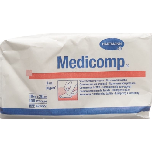 Medicomp Vlieskompressen 10x20cm Nicht Steril 100 Stück buy online