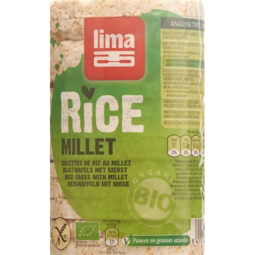 Lima Reiswaffeln M Hirse 100g buy online