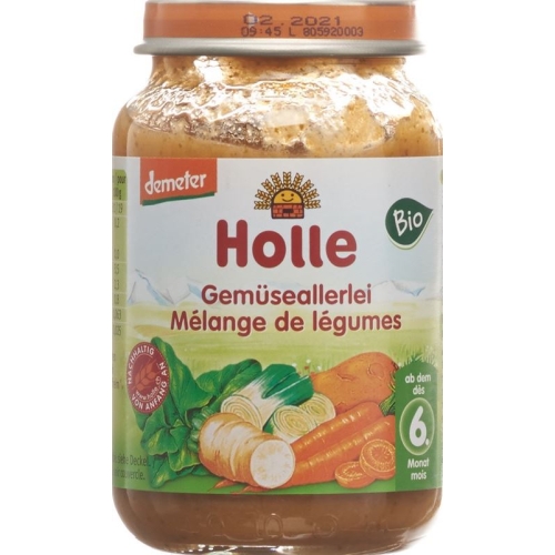 Holle Vegetables after the 4th month of Organic 190g buy online