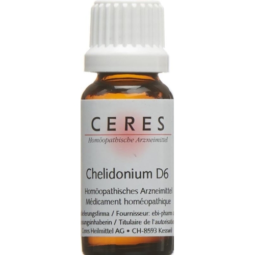 Ceres Chelidonium D 6 Dilution 20ml buy online