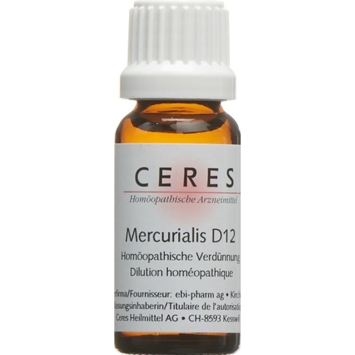 Ceres Mercurialis D 12 Dilution 20ml buy online