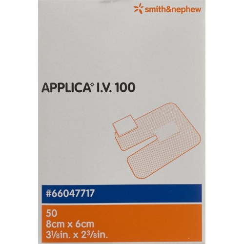 Applica I.v.100 Kanülenfix 8x6cm M Polster 50 Stück buy online