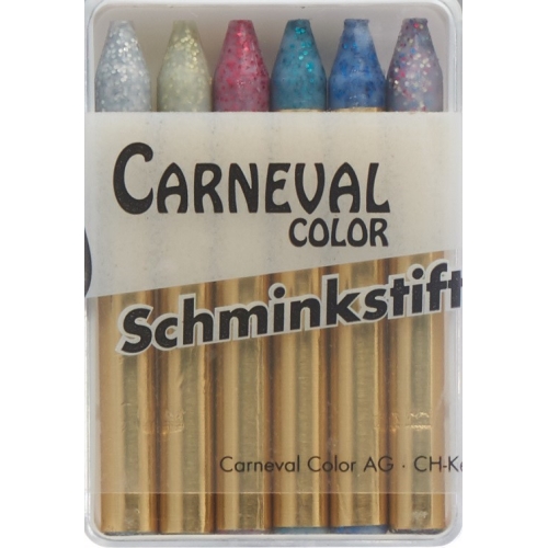 Carneval Color Fettschminkstifte Glimmernd 6 Stück buy online