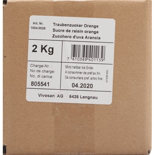 Vivosan Traubenzucker Orange 2kg buy online