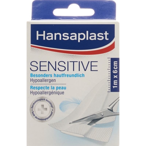 Hansaplast Sensitive Schnellverband 10cm x 6cm 10 Stück buy online