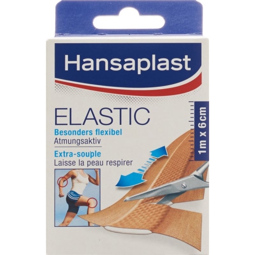 Hansaplast Elastic Schnellverband 10cm x 6cm 10 Stück buy online