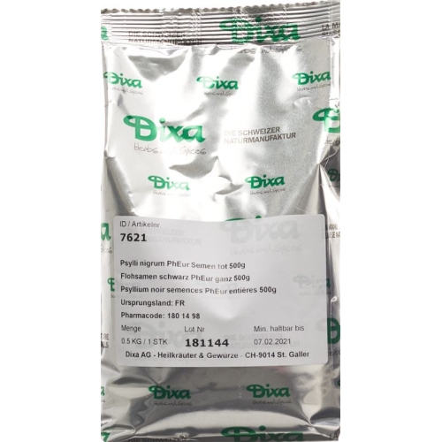 Dixa Psyllii Nigrum Semen Pheur Dep 500g buy online