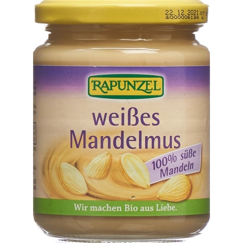 Rapunzel Mandelmus Weiss Bio Glas 250g buy online