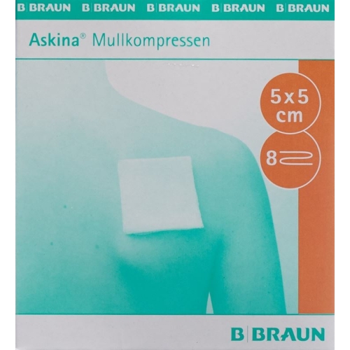 Askina Mullkompresse Steril 5cmx5cm 2x 25 Stück buy online