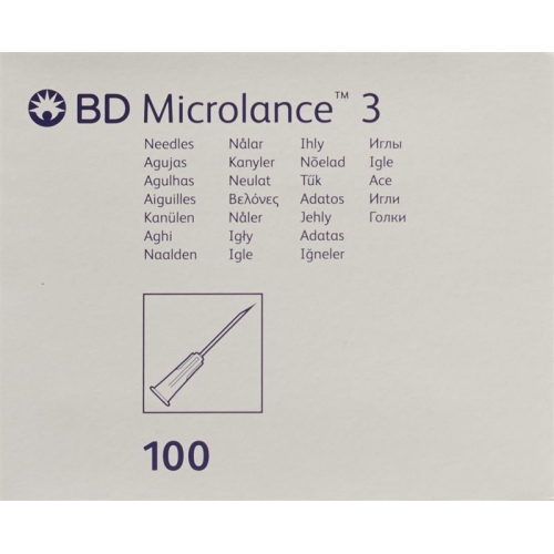 BD Microlance 3 Injektionskanüle 1.2mm x 40mm Rosa 100 Stück buy online