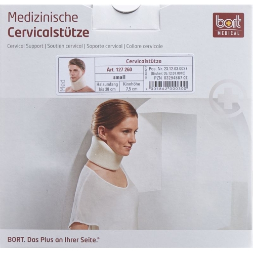 Bort Cervical Stütze 7.5cm -38cm Grösse S Weiss buy online