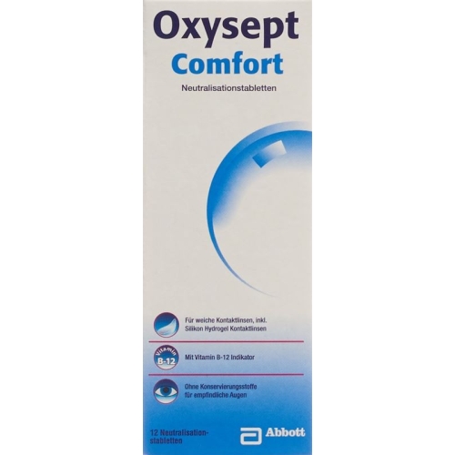 Oxysept Comfort Neutralisationstabletten 12 Stück buy online