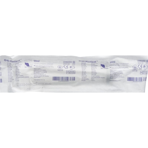 BD Plastipak Spritze 50/60ml Luer 3-teilig Exzentrisch buy online