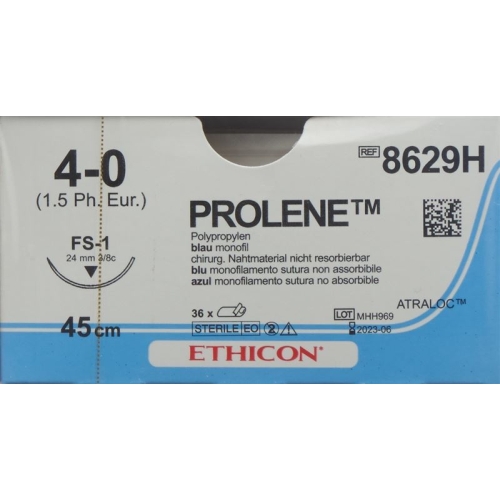 Prolene 45cm Blau 4-0 Fs-1 36 Stück 8629 H buy online