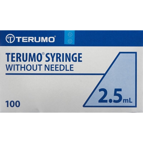 Terumo Injektionsspritzen 3-teilig 2.5ml Zentrisch 100 Stück buy online