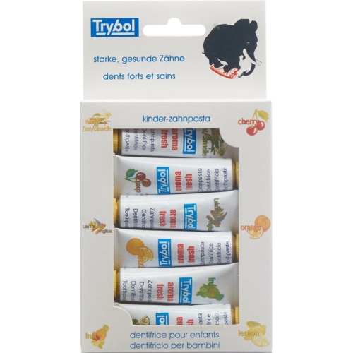 Trybol Kinder Zahnpasta Aromen Ass 6 Tube 8ml buy online