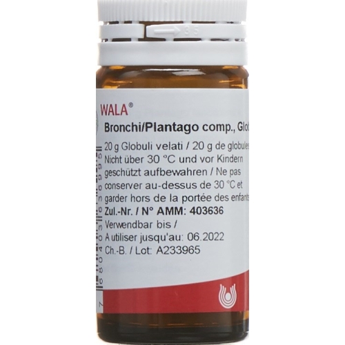 Wala Bronchi/plantago Comp Globuli 20g buy online