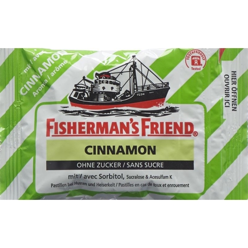 Fishermans Friend Pastillen Cinnamon ohne Zucker 25g buy online