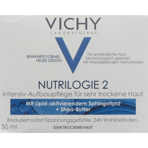 Vichy Nutrilogie 2 Intensive restorative care for very dry skin 50ml buy online