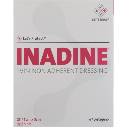 Let’s Protect Inadine Wundauflage 5x5cm 25 Beutel buy online