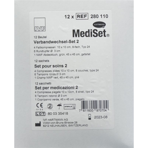 Mediset Verbandwechsel Set No 2 12 Beutel buy online