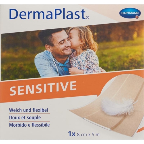 Dermaplast Sensitive Quick Bandage Skin-coloured 8cmx5m Roll buy online