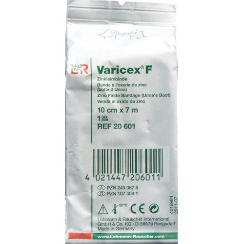 Varicex F zinc paste bandage 10cmx7m buy online