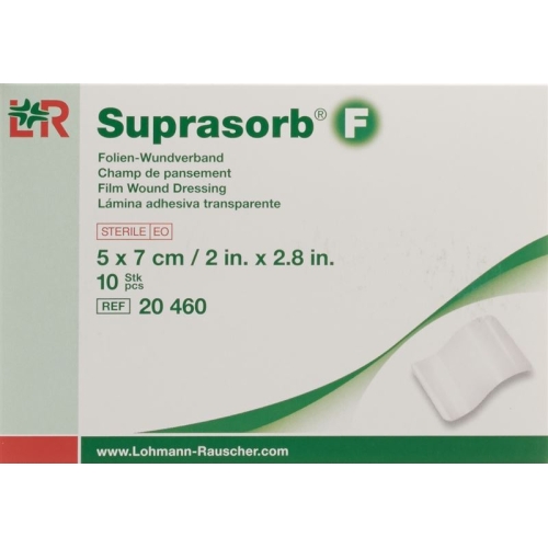 Suprasorb F Folien Verband 7x5cm Steril 10 Stück buy online