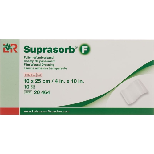 Suprasorb F Folien Verband 10x25cm Steril 10 Stück buy online