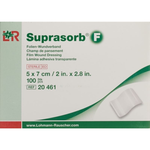 Suprasorb F Folien Verband 7x5cm Steril 100 Stück buy online