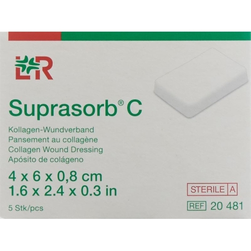 Suprasorb C Kollagenverband 4x6cm Steril 5 Stück buy online