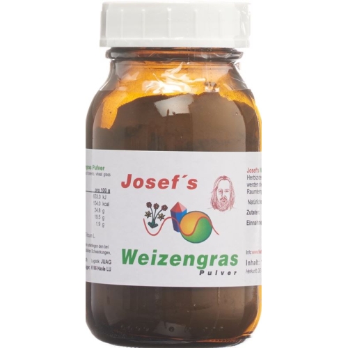 Weizengras Josefs Pulver Glas 100g buy online