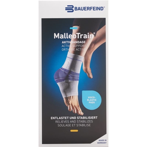 MalleoTrain Aktivbandage Sprunggelenk Grösse 1 Links Titan buy online