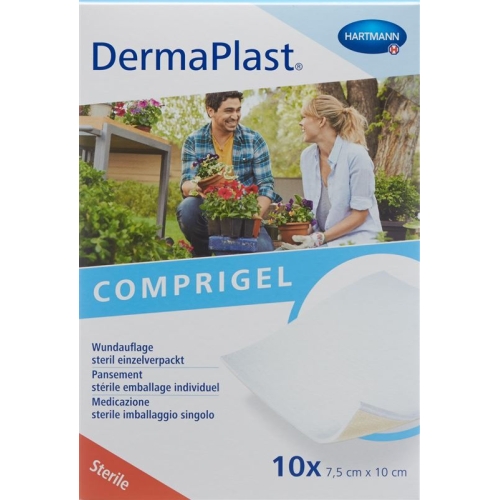 Dermaplast Compress Gel 7.5x10cm Steril 10 Stück buy online