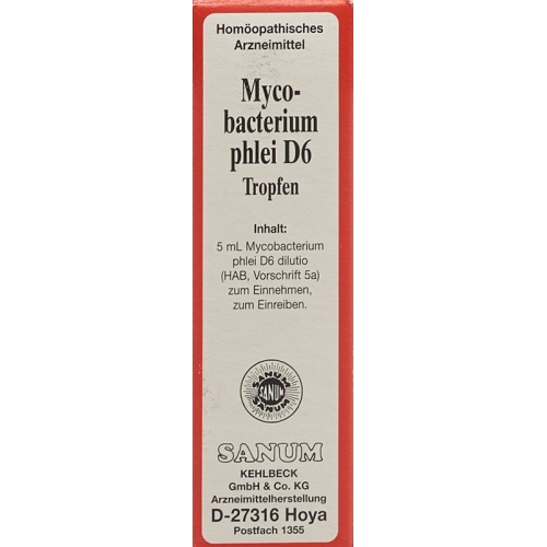 Sanum Mycobacterium Phlei Tropfen D 6 5ml buy online