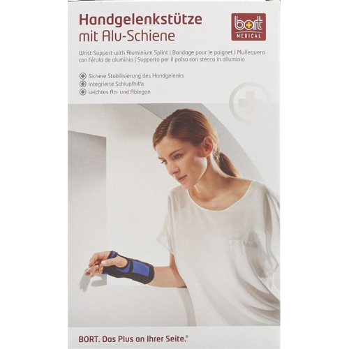 Bort Handgelenkstütze Schiene Links -23cm Grösse XL Blau buy online