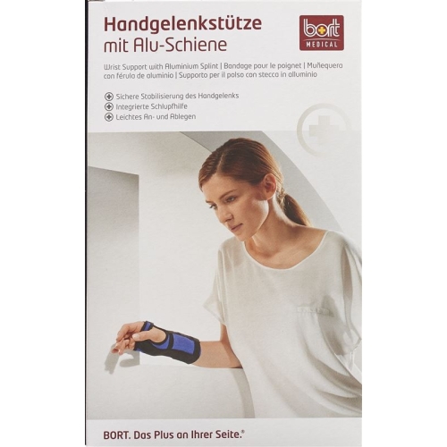 Bort Handgelenkstütze Schiene Rechts -23cm Grösse XL Blau buy online