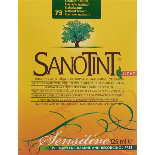 Sanotint Sensitive Light Hair Color 73 natural brown buy online