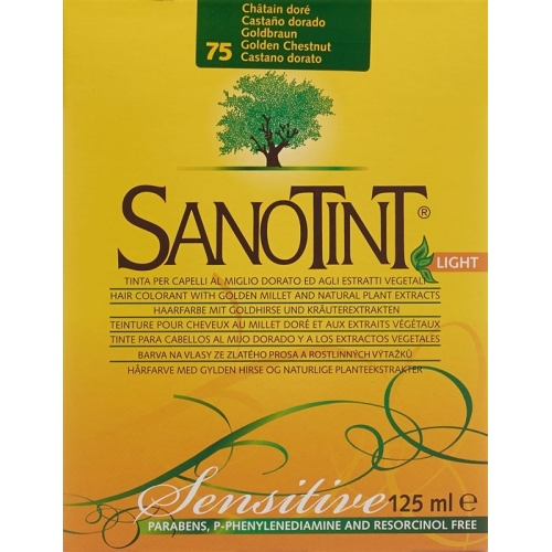 Sanotint Sensitive Light Hair Color 75 golden brown buy online