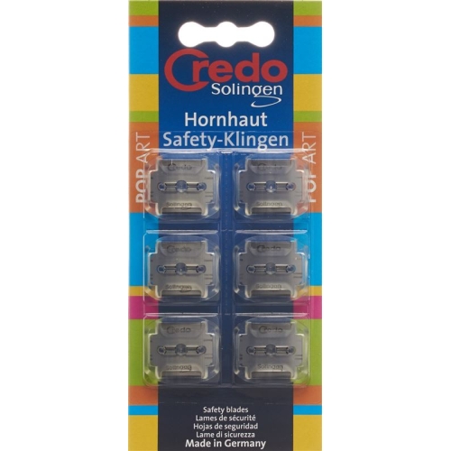 Credo Hornhaut Safety Klingen Blister 6 Stück buy online