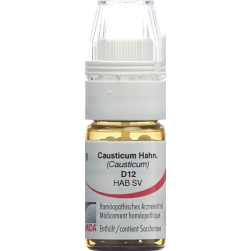 Omida Causticum Hahne Globuli D 12 Dosierhilf 4g buy online