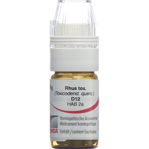 Omida Rhus Tox Globuli D 12 Dosierhilfe 4g buy online