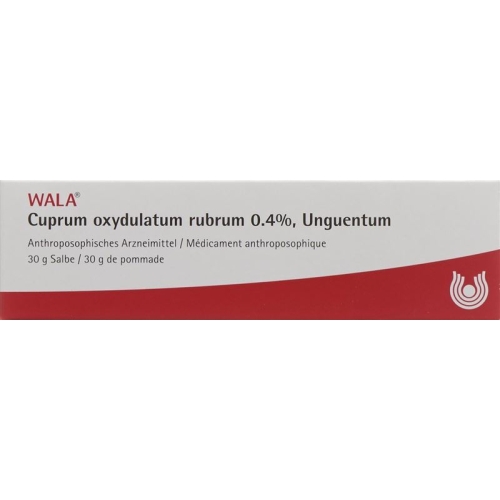 Wala Cuprum Oxydulatum Rubrum Salbe 0.4% Tube 30g buy online