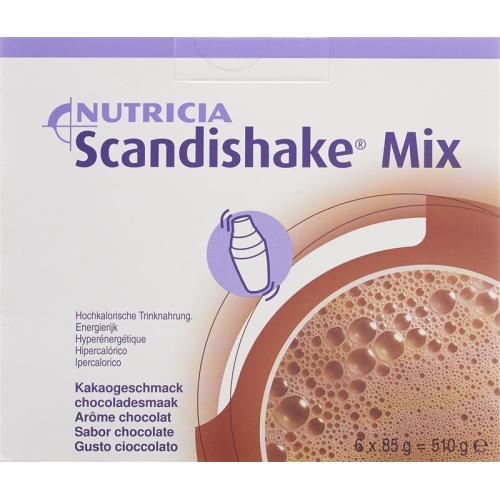 Scandishake Mix Pulver Schokolade 6x85 G buy online