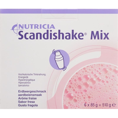 Scandishake Mix Pulver Erdbeere 6x 85g buy online