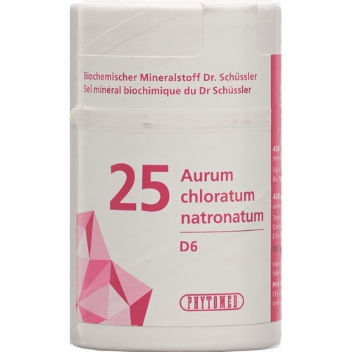 Phytomed Schüssler Nr. 25 Aurum Chlor Tabletten D 6 100 buy online